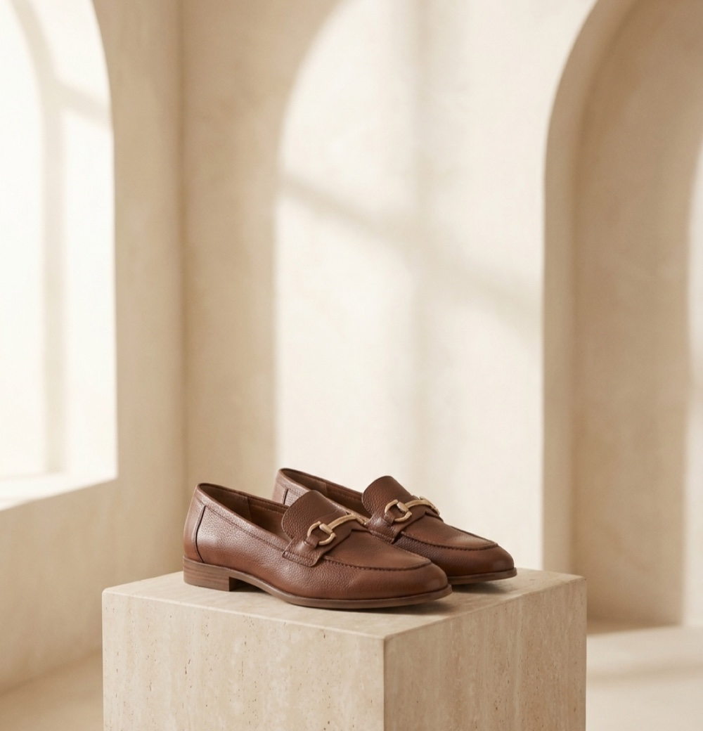 Dune Leather Loafers